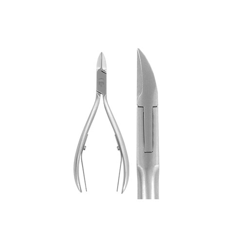 [13075 D-13CM INOX] KIEHL® Double spring nail nipper - concave and belleved jaw