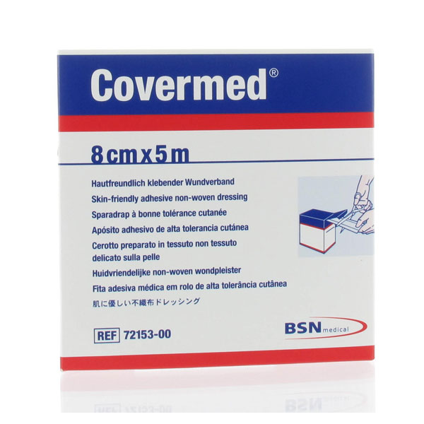 [3BSN7215300] BSN® COVERMED® Sparadrap à bonne tolérance cutanée (1) 8 cm x 5 m*