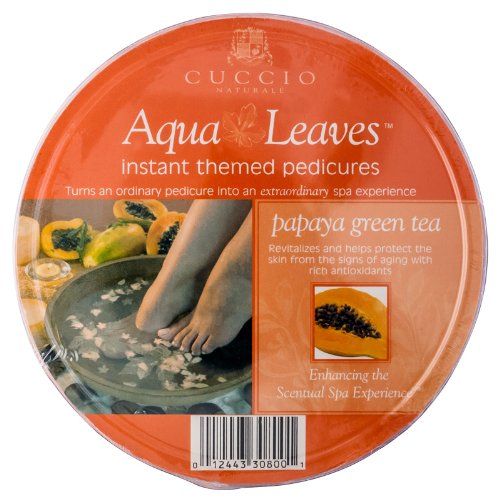[3080] CUCCIO NATURALÉ Aqua Leaves (1 pack) - Papaya &amp; Green tea