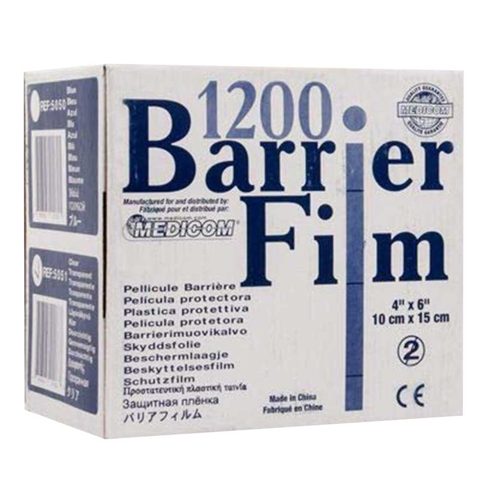 [55050] MMÉDICOM - Barrier Film blue 4&quot; x 6&quot; - 1200 sheets
