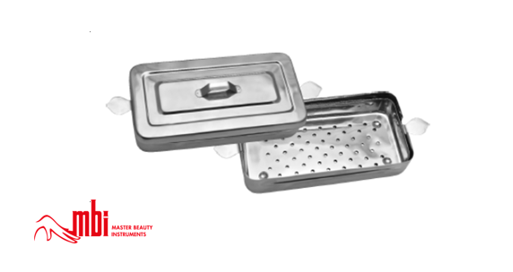 [1MBI-953] MBI® Stainless steel soaking basin for instruments with cover (10 "x 5" x 2.5 ")